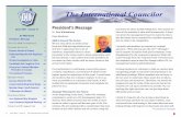 President’s Message June 2011 Issue By In This · PDF fileJoseph Finder, internationally best ... Paranoia, now in development ... 5 June 2011 | Issue 11 The International Councilor