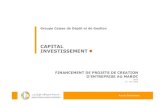 06 05 23 Club Sindibad - Maroc Entrepreneurs: Création de ... · PDF filed’actifs dans le secteur touristique ; ... Assurances Réassurances ... Mise en en place du premier Fonds