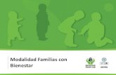 Modalidad Familias con Bienestar - · PDF fileFAMILIAS CON BIENESTAR - ... Fuente: Grupo de Estadística y Gestión de Información – Dirección de Planeación ICBF. (Excepto: Dato