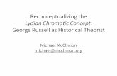 Reconceptualizing the - Michael McClimon · PDF fileThe Berklee Book of Jazz Harmony. Boston: Berklee Press, 2013. Russell, George. The Lydian Chromatic Concept of Tonal Organization.