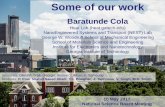 Waterman Award Presentation - Baratunde Cola · PDF fileCompany proprietary and confidential ... RE S E A RC H PRO TO Y PE SCALE ; ... Waterman Award Presentation - Baratunde Cola