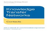Knowledge Transfer Networks - The National Archiveswebarchive.nationalarchives.gov.uk/20130221185318/... · Current knowledge transfer networks. 5 ... chris.sier@fs-net.org, tel: