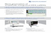Next generation of amplitude-integrated EEG (aEEG) · PDF fileNext generation of amplitude-integrated EEG ... Light weight cart designed for the ICU ... SpO 2 and EtCO 2 trends