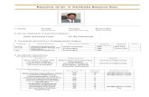 Resume of Dr. V Venkata Basava Rao - · PDF fileResume of Dr. V Venkata Basava Rao 1. Name Vudata Venkata Basava Rao (Surname) (Middle Name) (First Name) 2. Do you belong to a reserved