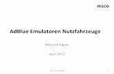 AdBlue Emulatoren Nutzfahrzeuge - strasseschweiz: Home · PDF file  msco msco GmbH Arbon 11 hAps://  msco 12 • Preis ca 550 Euro
