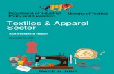 Textiles & Apparel Sector - makeinindia.comSector... · Textiles & Apparel Sector ... and EY report on Textile Industry, July 2016 Exports In 2015-16, ... countries like Vietnam,