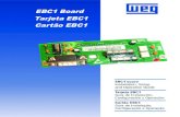 EBC1 Board Tarjeta EBC1 Cartão EBC1 - · PDF fileTARJETAS DE EXPANSION EBC1 I. ... Fuente interna a islada para encoder (5 V) - 1 tarjeta de expansión de funciones en embalaje antiestática.