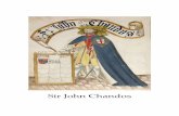 Sir John Chandos: The Perfect Knight - Chivalry & · PDF fileSir John Chandos The Perfect Knight ... and to Noel Brindley for the suggestion about Sir Gawain ... 1st Duke of Lancaster,