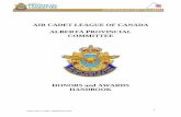 AIR CADET LEAGUE OF CANADA · PDF fileACC58 - Air Cadet League Annual Music Awards for Excellence ... The Air Cadet League of Canada Volunteer Long Service Medal is available to