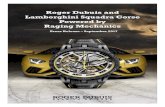 Roger Dubuis and Lamborghini Squadra Corse Powered · PDF fileRoger Dubuis and Lamborghini Squadra Corse ... flair and performance face the ultimate in ... of spectacular supercars