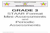 GRADE 3 - Mathematicsstaarmaterials.com/.../Grade3/Mini-Assessments_PeriodicAssessment… · allowed on STAAR for Grade 3. The Periodic Assessments should be completed by individual