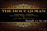 Tafsir of Holy Quran - Surah 11 to 15 - Islamic Mobilityislamicmobility.com/tafsir_pdf/PooyaTafsir_Quran_Surah11_15.pdf · Tafsir of Holy Quran - Surah 11 to 15 Aqa Mahdi Puya (Agha