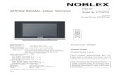 NOBLEX - a · PDF fileSERVICE MANUAL Colour Television ... Cabinet type 2 with Noblex control part ... 21-BE2E SANYO 21-BE2F/BE2A/BE2J/BE2P