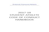2017-18 STUDENT-ATHLETE CODE OF CONDUCT HANDBOOK …richmond.ss7.sharpschool.com/UserFiles/Servers/Server_1271683/File... · 2017-18 STUDENT-ATHLETE CODE OF CONDUCT ... District Student-Athlete