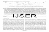 Exergy and Efficiency Analysis of Combined Cycle · PDF fileExergy and Efficiency Analysis of Combined Cycle Power ... with a gas turbine topping cycle and steam turbine bottoming