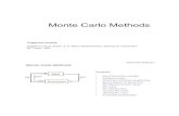 Monte Carlo Methods - TU Chemnitz · PDF fileMonte Carlo Methods 4 First-visit Monte Carlo policy evaluation!! See “evaluative feedback” for computing averages Monte Carlo Methods