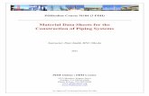 Material Data Sheets for the Construction of Piping Systems Data Sheets for... · Material Data Sheets for the Construction of Piping Systems 2012 ... 4.2 Referenced Standards and
