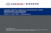 USAID KENYA (KENYA NATIONAL HMIS PROGRAM: pdf.usaid.gov/pdf_docs/  · PDF fileUSAID KENYA (KENYA HMIS PROGRAM: ... PERFORMANCE MONITORING ... Per the Contracting Officer’s Representative’s