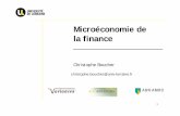 Microéconomie de la finance - boucher.univ.free.frboucher.univ.free.fr/publis/cours/2013/CB_MicroFinanceCh3_2013.pdf · Microéconomie de la finance – Christophe BOUCHER – 2013/2014