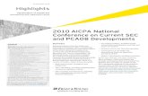 2010 AICPA National Conference on Current SEC and ... - EY · PDF file2010 AICPA National Conference on Current SEC and PCAOB Developments 2 Highlights 13 December 2010 Remarks of