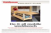 Do-it-all mobile workbench - Reader's Digest · PDF fileDo-it-all mobile workbench ... to the bottom frame with a pair of 3-in. wood screws ... with 3-in. wood screws. 54 DECEMBER/JANUARY