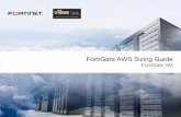 FortiGate AWS Sizing Guide · PDF fileFORTIGATE AWS SIZING GUIDE - FORTIGATE VM BYOL BYOL is ideal for migration use cases, where an existing private cloud deployment is migrated to
