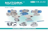 Actuators & Valve - NUTORKnutork.com/product/17-Ball Valve, ISO5211 Direct Mounted-EN.pdf · Split Body, Flanged End, Ball Valve AVAILABLE OPTIONS MATERIAL OF CONSTRUCTION Other Alloys