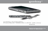 mobiler Zusatzakku PowerBank 1000mAh LIPOL (XS-size) …files.voelkner.de/875000-899999/878155-an-01-ml-GOOBAY_POWERB… · Nokia (2,0mm) 6101,6270,N70,N90,N91 2. micro USB Adapter
