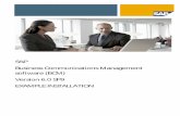 SAP Business Communications Management EXAMPLE · PDF file1.4 Components of the SAP BCM phone system ... Chat Portal Server (these web sites can also be separated for security reasons)