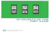 50 SecretS of the PMP exaM - Corporate Education Group · PDF file50 SecretS of the PMP® exaM WhIte PaPer. The Project Management Professional (PMP)