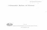 Texas - Climatic Atlas of Texas, 1983 [pdf format] · PDF fileClimatic Atlas of Texas LP-192 TEXAS DEPARTMENT OF WATER RESOURCES ... whereas the wind roses are based upon approximate