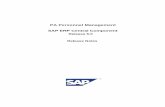 Release 6 - SAP · PDF fileAs of SAP ECC 6.0 (SAP_HR 600), HR master data and organizational data ... Management (BC-BMT-OM) -> Integration with SAP Business Partner or Personnel