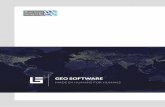 GEO SOFTWARE - Business Geografic · PDF fileTHE INNOVATIVE GIS SOFTWARE PROVIDER Business Geografic is an innovative software provider in the fields of Geographic Information Systems