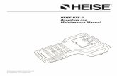 HEISE PTE-2 Operation and Maintenance · PDF file3 HEISE PTE-2 GENERAL INFORMATION The information in this manual pertains to Heise PTE-2 Hand Held Calibrators; referred to as the