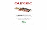 OLIMEXINO-85 user's manual - OLIMEX LTD · PDF fileOLIMEX© 2015 OLIMEXINO-85 user's manual 1.3 Board variants There are two major board variants named: OLIMEXINO-85-ASM and OLIMEXINO-85-KIT.