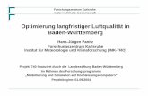 Optimierung langfristiger Luftqualität in Baden-Wü · PDF fileInstitut für Meteorologie und Klimaforschung ... Projekt 740 finanziert durch die Landesstiftung Baden-Württemberg