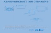 AEROTERMOS / AIR-HEATERS - btu.es · PDF filepág. 2 aerotermos de agua caliente, frÍa, sobrecalentada o vapor hot water, cold water, overheated water and steam air-heaters introduction