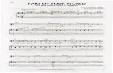 from Walt Disney's THE LITTLE MERMAID - Studiocurtiskamiya.com/pdf/part_of_your_world.pdf · from Walt Disney's THE LITTLE MERMAID Lyrics by HOWARD ASHMAN Music by ALAN MENKEN ...