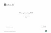 Mining industry, 2015 - Statistics South · PDF fileSTATISTICS SOUTH AFRICA 2 Mining industry, 2015 Mining industry, 2015 / Statistics South Africa Published by Statistics South Africa,