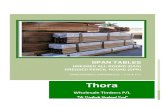 Span Tables for F14 & F17 Dressed Hardwood - Thora Span Tables _F14F17.pdf · SPAN TABLES DRESSED ALL ROUND (DAR) DRESSED PENCIL ROUND (DPR) UNSEASONED HARDWOOD – F14 & F17 Thora