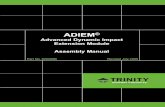 Advanced Dynamic Impact Extension Module Assembly …highwayguardrail.com/products/pdfs/Adiem-Install.pdf · ADIEM® Advanced Dynamic Impact Extension Module Assembly Manual Part