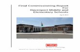 Final Commissioning Report For Davenport Middle and ... · PDF fileFinal Commissioning Report For Davenport Middle ... for Commission of Davenport Middle and Elementary Schools. ...