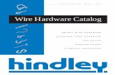 Wire Hardware Catalog - Welcome to Hindley Manufacturing! · PDF fileTABLE OF CONTENTS ASSORTMENTS Cotter Pin, Wire Hardware, PegHook, Stor-All 25 BOLTS Eye Bolts, Lag Thread 5, 10