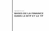 Bases de la finance dans le BTP et le TP 2011.pptx ... · PDF fileComment constituer un budget de chantier ? (2/3) yAmortissement est l'étalement systématique d'un coût sur une
