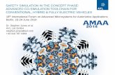 SAFETY SIMULATION IN THE CONCEPT PHASE: · PDF filesafety simulation in the concept phase: advanced co-simulation toolchain for ... simulink avl cameo s s t e m c tm ipg carmaker truckmaker