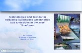 Technologies and Trends for Reducing Automobile Greenhouse ... · PDF fileNic Lutsey. El Monte, California. March 2. nd, 2010 Technologies and Trends for Reducing Automobile Greenhouse