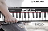 Teclados digitales - · PDF fileAhora, disponer de algunos de los sonidos más realistas jamás escuchados en un teclado es tan fácil como tocar un botón. ... el piano, y disponen