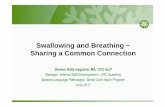 HANDOUT Breathing and Swallowing 2011 - · PDF fileDoreen Kelly Izaguirre, MA, CCC-SLP Manager, Internal Staff Development ~ RIC Academy Speech-Language Pathologist, Spinal Cord Injury