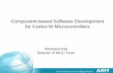 Component-based Software Development for · PDF fileComponent-based Software Development for Cortex-M Microcontrollers ... Low-power modes ... Potential Design Flow Startup / System