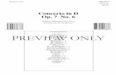 $9781554736676 Concerto in D Op. 7 No. 6 · PDF fileEb Baritone Saxophone Bb Trumpet 1,2 F Horn 1,2 Trombone 1,2 Baritone Tuba Timpani A - D - E Allegro q ... CONCERTO in D - Albinoni